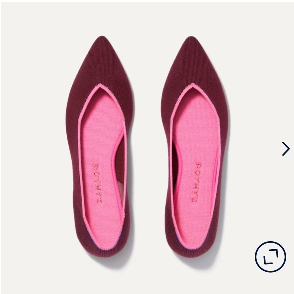 Rothy’s Merino Point Flats - size 8